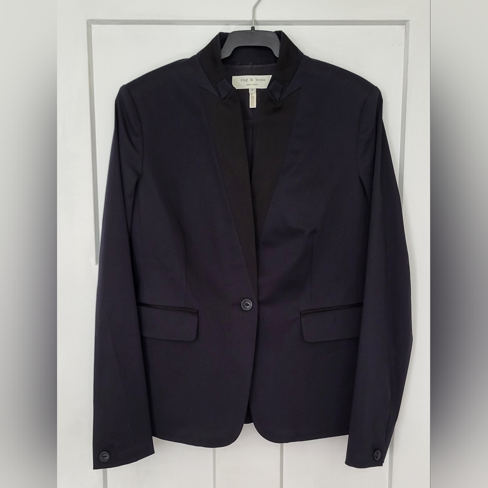 Rag and Bone women's fitted stretch blazer